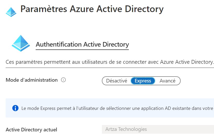 Authentification Azure Active Directory