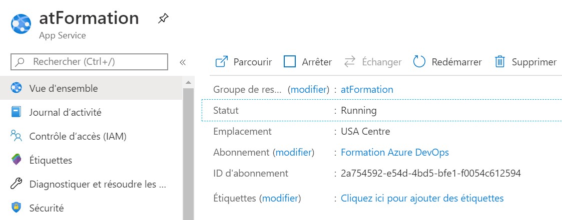 Vue d'ensemble de Azure App Service